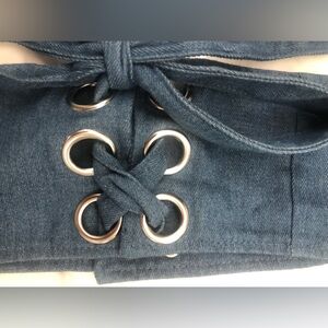 Guess denim belt